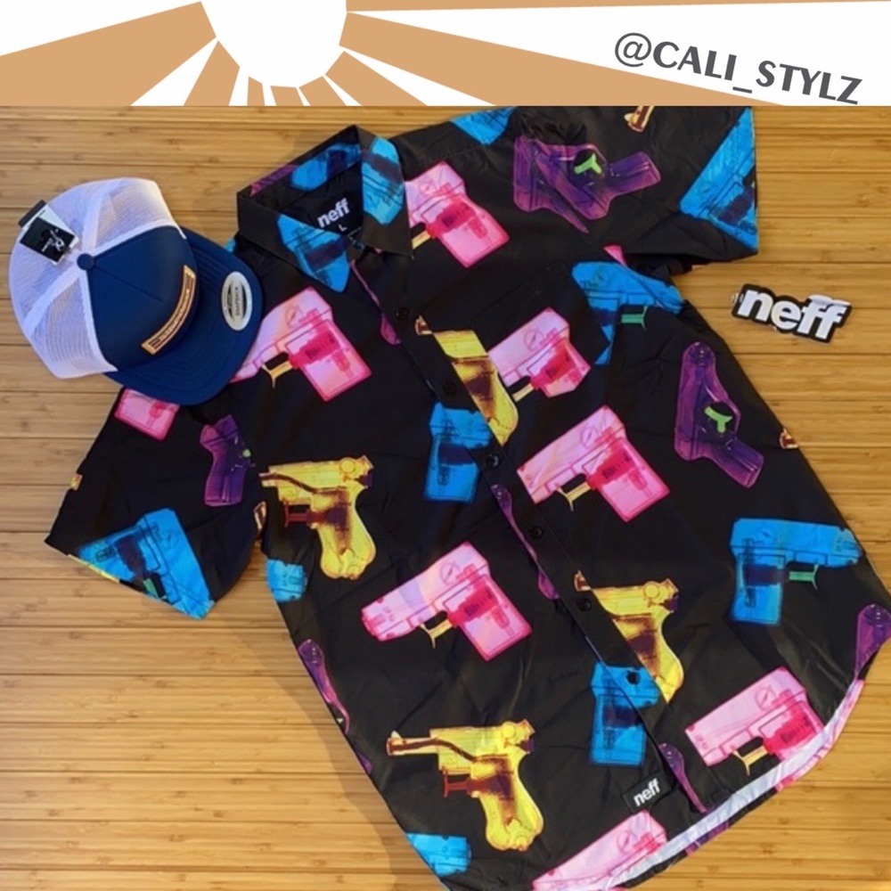 🔷🔹 NEFF P-SHOOTER SHIRT 🔹🔷